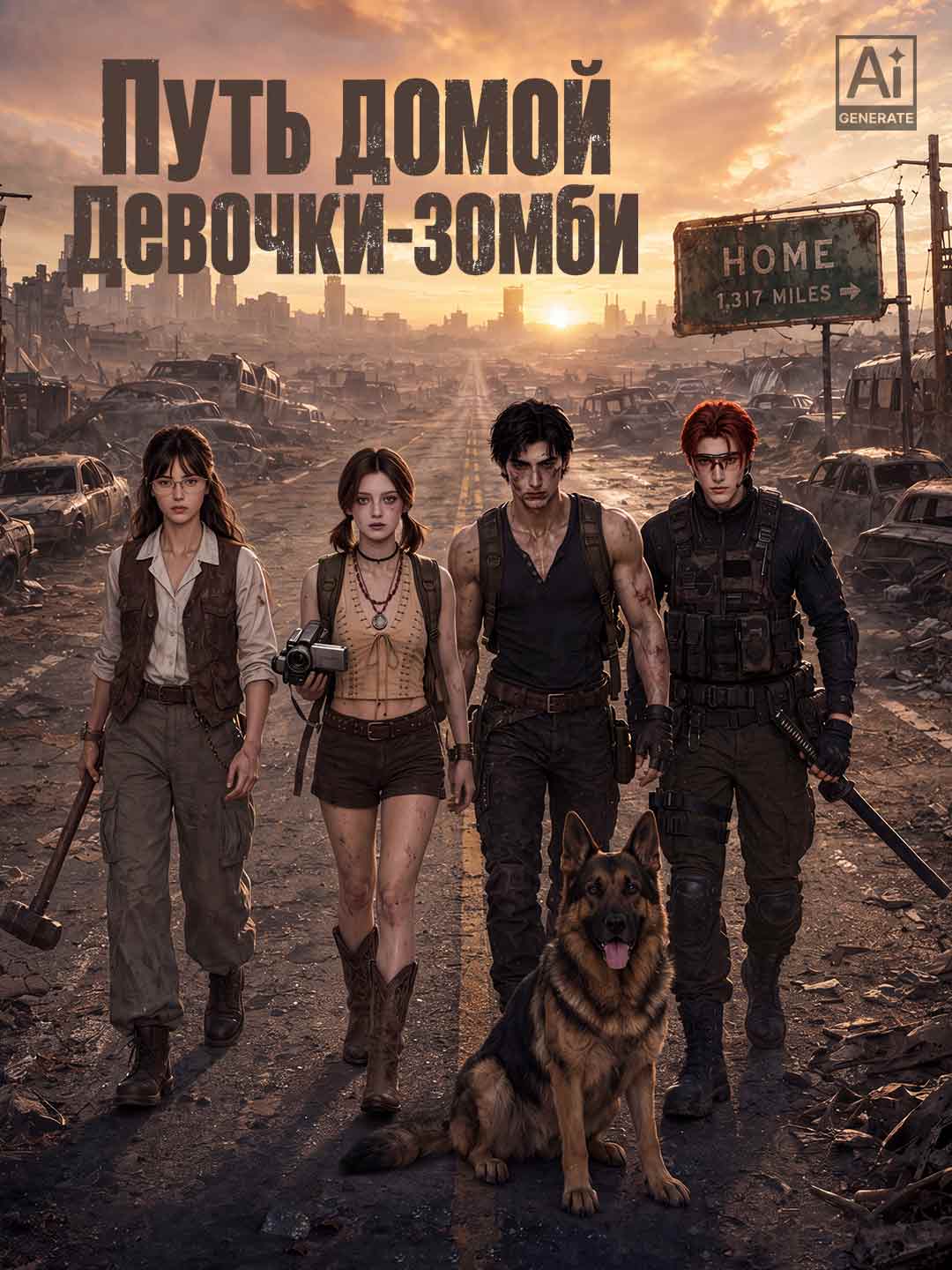 Путь домой Девочки-зомби